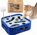 maxolo® Kitty’s Secret Snack Labyrinth - Interactive Puzzle Maze Toy for Hunting, Pouncing & Brain-Boosting Fun! 🐾