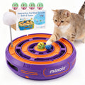 maxolo® Cat Puzzle Maze Toy - Interactive Treat-Hunting Labyrinth | Boost Kitty IQ, Slow Feeding & End Boredom for Indoor Cats