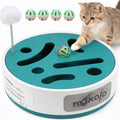 FoodieHube® Kitty Treat Hunt Maze Adventure - Interactive Cat Puzzle Toy to Unleash Your Feline’s Inner Hunter, Hide Snacks & Watch Them Pounce, Bat & Solve for Rewards!